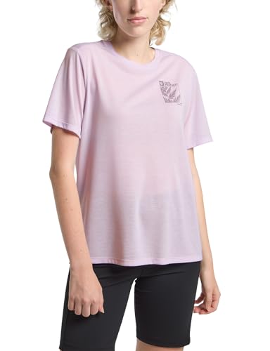 T-Shirt Femme Jack Wolfskin Vonnan casual en coton bio idéal pour vos week-ends nature