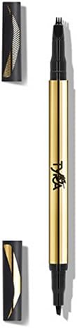 Eyebrow Tyra Banks Makeup Brow Shaper & Filler Pen 3 Pronged Brush to Smooth Out Brow Hairs, Then Use the Applicator Side to Define & Precisely Shape the Brows for Perfect Shaped & Full Brows. The 3 Pronged Applicator Allows for Shapely Arches with Perfection. Get Your Gorgeous, Fierce Eyebrows Like All the Models Have. Tyra Banks Product: Menage a Brow Brunette Color