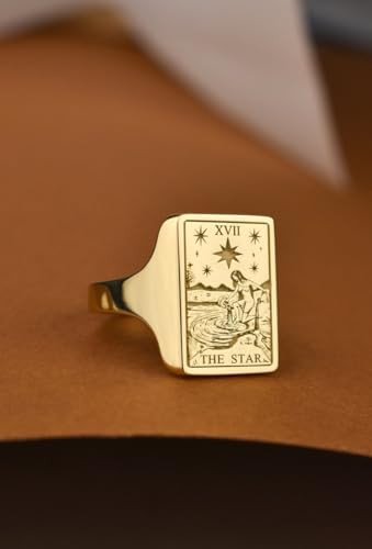 Bague chevalière rectangulaire en argent 925 doré à l'or fin - 2
