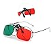 Clip On Green Lens for Kids for Correcting Color Sight Issue Comfortably Color Weakness Blindness Correctives Glasses