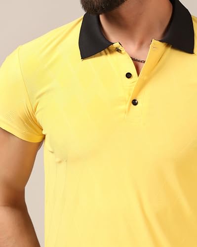 Image of TOPLOT Men's Regular Fit Polo T-Shirt