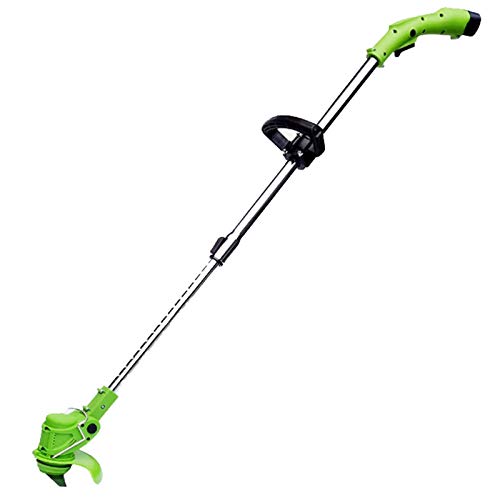 Double east Recortador de Césped con Batería 12V,Desbrozadora Multifunción,Duradera Cuchilla de plástico,diámetro de Corte de 150 mm