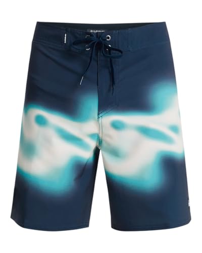 Boardshort Quiksilver Surfsilk Straight 18 pulgadas para hombre en color azul