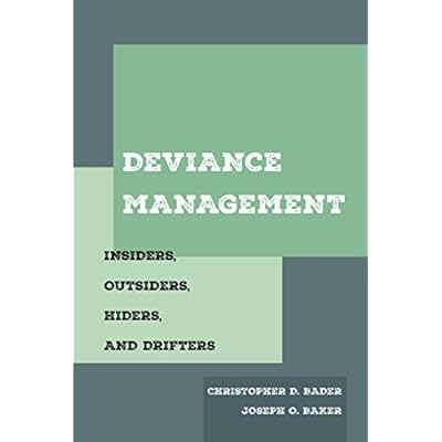 Deviance Management: Insiders, Outsiders, Hiders, and Drifters