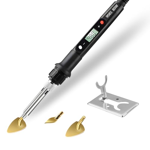 BOqingyi Mini Iron,Tiny Ironfor Hand Sewing80w Mini Craft Ironclothes Shoes Hats And Bags, Digital Display Temperature Control Portable Simple Craft Iron