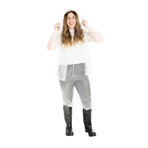 Stansport Peva Rainsuit, Clear, Large4