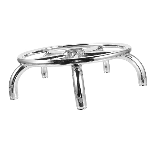 VILLCASE Base de Silla de Bar Girar Placa de Control de de la Silla Castor Bases Cromo Lámina Base de Silla de Oficina Base de reemplazo de Silla de Oficina aleación de Aluminio