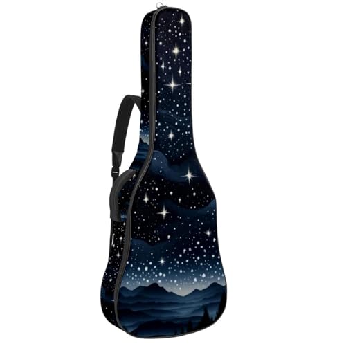 Étui universel pour guitare grand format imperméable ciel étoilé