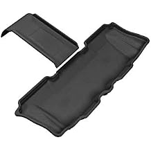 3D MAXpider L1HY02831509 All-Weather Floor Mats for Hyundai Santa FE 6 & 7 Seater 2013-2018 / Hyundai Santa FE XL 2019 Custom Fit Car Floor Liners, Kagu Series 3rd Row, Black