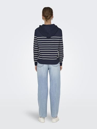 Sweat à capuche ONLY molletonné doux et chaud avec cordon de serrage ajustement