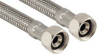 Preisvergleich Produktbild Eyckhaus Metallverbindungsschlauch, Silber, 3 / 8"