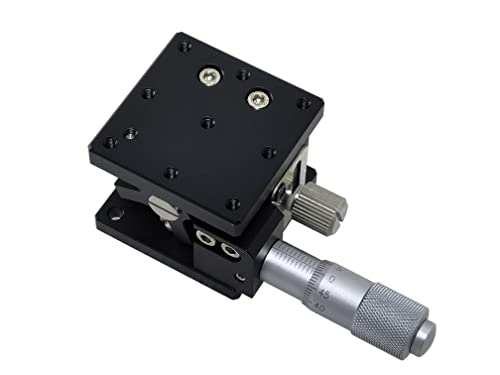 Vertical Stage, MPositioning T40Z-10A Minimum Z Axis Translation Stage, 10 mm Range in Height Adjustment 40 x 40 mm Platform