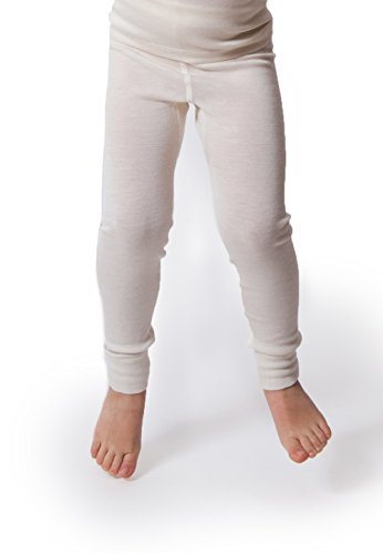 Hocosa of Switzerland Big Girls Organic Wool-Silk Long-Underwear Pants2