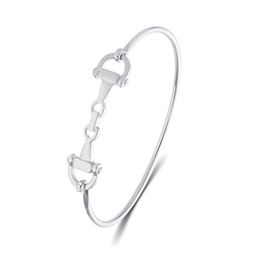 Horse Snaffle Bit Bracelet Double Stirrup Lariat Necklace Gift For Women