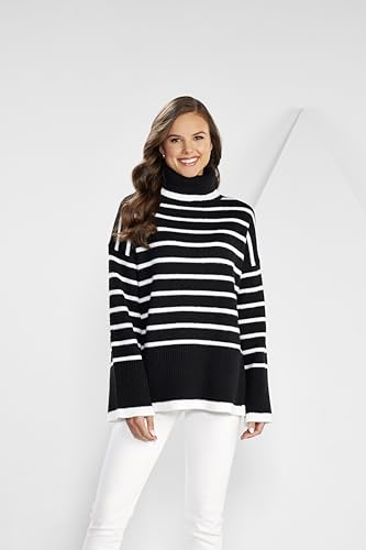 Image of Mud Pie Women's Women Dunn Striped Sweater