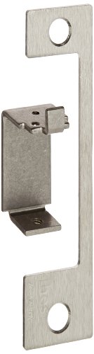 HES Stainless Steel HD Faceplate for 1006 Series Electric Strikes for Use with Mortise Locksets with a 1" Deadbolt Without a Deadlatch, Satin Stainless Steel Finish
