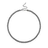 Western Navajo Pearl Choker Necklace Western Cowboy Cowgirl Beaded Necklace Adjustable Vintage Choke