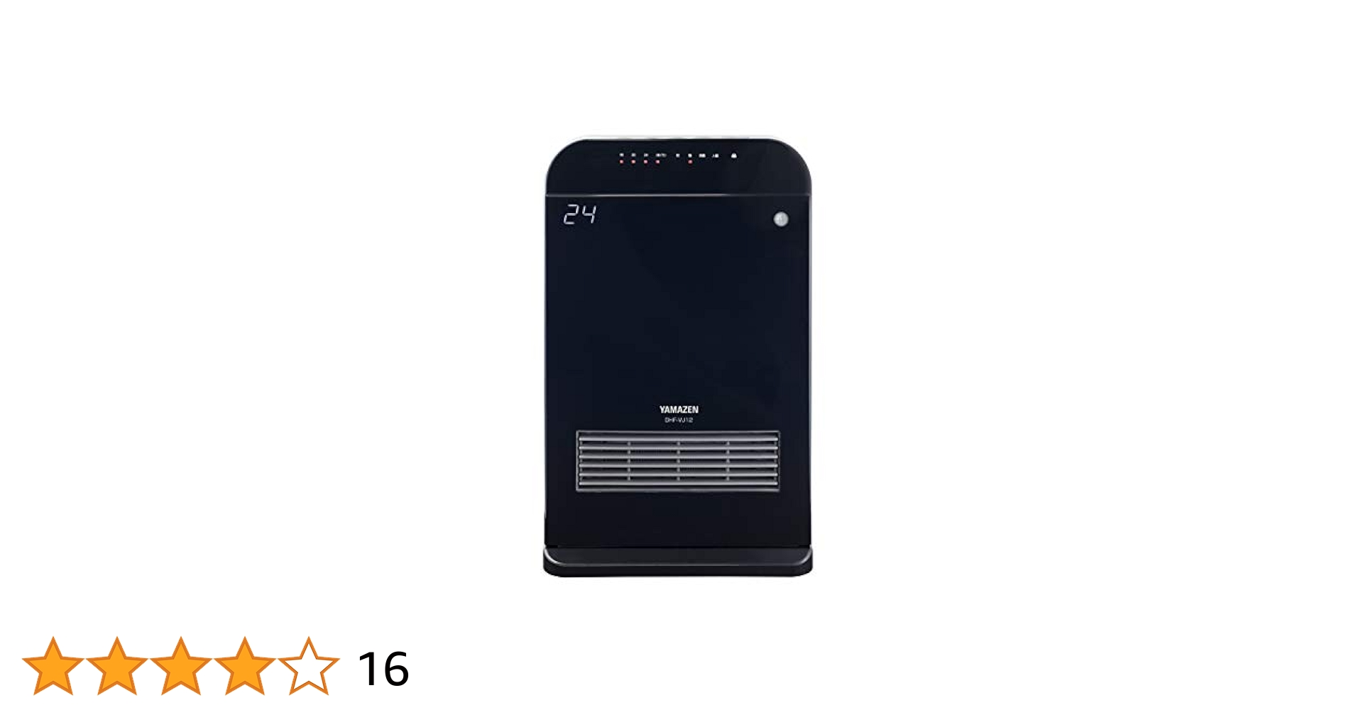 その他 YAMAZEN DHF-S12(B) BLACK Amazon.co.jp: [山善] 大風量セラミックヒーター 温度センサー