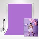 Kate Einfarbiger Hintergrund Lavendel Lila 1,5 x 2,2 m Faltbare Baby-Fotokabine Hochzeitsfoto-Shooting Vedio Shooting Requisiten Blogger Summer Ice Cream Lila Fotografie Hintergrund