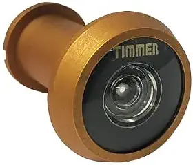 Visor Olho Mágico Timmer Curto Ouro Fosco 200º - 77795