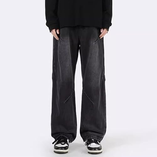 DGHM-JLMY Men's Baggy Hip Hop Jeans Irregular Sutures Wide Leg Denim Pants Casual Loose Fit Long Trousers Streetwear4