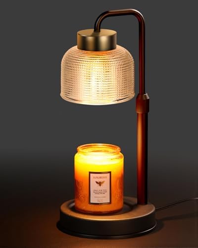 Candle Warmer Lamp with Timer & Dimmable Brightness, House Warmin...