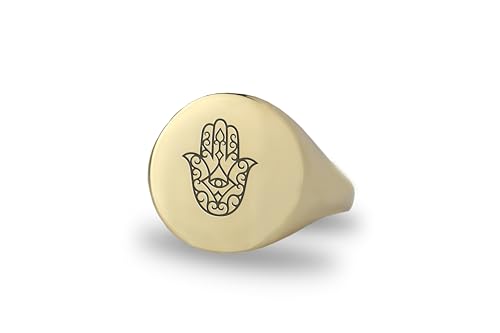 Bague Signet Hamsa en or le cadeau judïque idéal pour célébrer un moment unique
