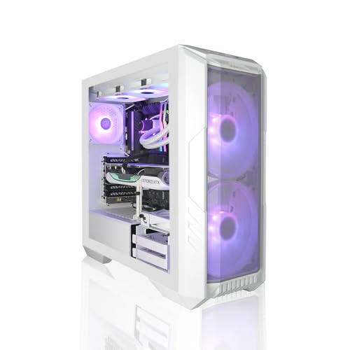 AVGPC FrostFire Creator Series Gaming PC AMD Ryzen 7 7800X3D GeForce RTX 4080 Super 360mm Liquid Cooling 2TB nVME 64GB RAM DDR5 Win 11 Pro Full Tower Size Case White