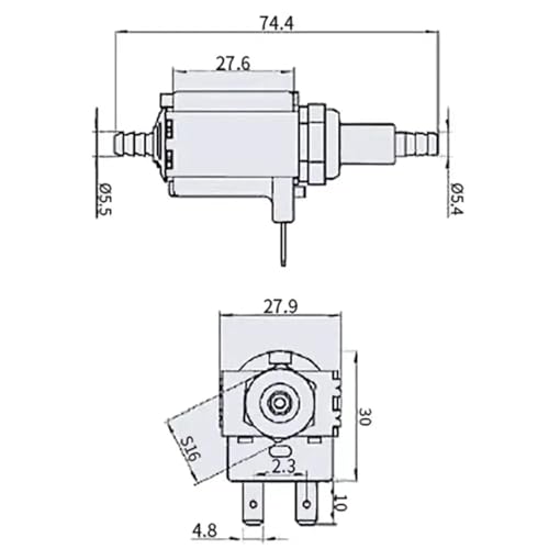 Pompe JYPS-2 électromagnétique 220V pour réparer une baisse de pression