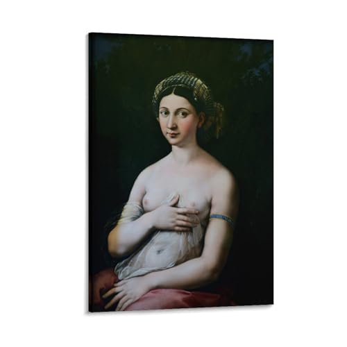 Toile Portrait de Raphael d'une jeune femme : une impression haute définition au rendu musée