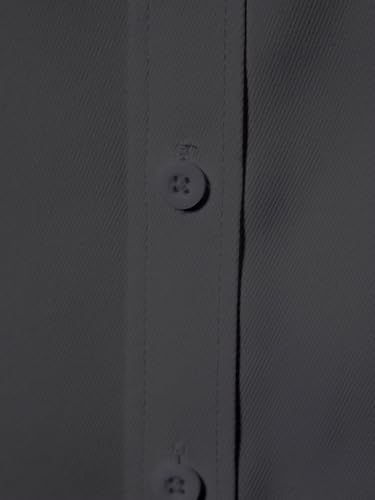 Image of AVANOVA Men's White Long Sleeve, Slim Fit Button Down Dress Shirt for Men | Casual Office Wear | Formal Business Shirts | Stylish Plain Single Breasted Shirt(Shirt 87)