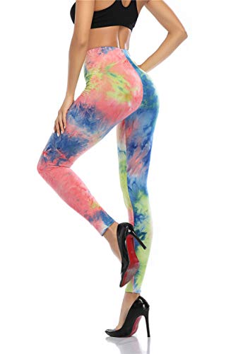 Image of Kotii Women's Soft Full Length Leggings High Waist Ankle Length Leggings Pants Tights