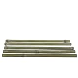 PAMINGONO Estacas de Bambú para Plantas 5 Pcs Soporte Natural de 40 Cm Diámetro 1-2 Cm Tutor para Plantas en Maceta Enrejado Decorativo para Jardín Uso Interior y Exterior
