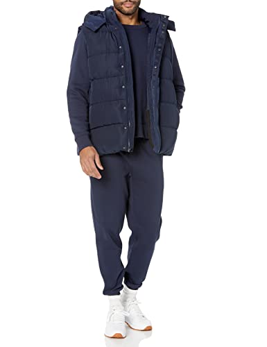 Image of Amazon Essentials Men's Relaxed-Fit Water Repellent Recycled Polyester Hooded Puffer Vest (Previously Amazon Aware)