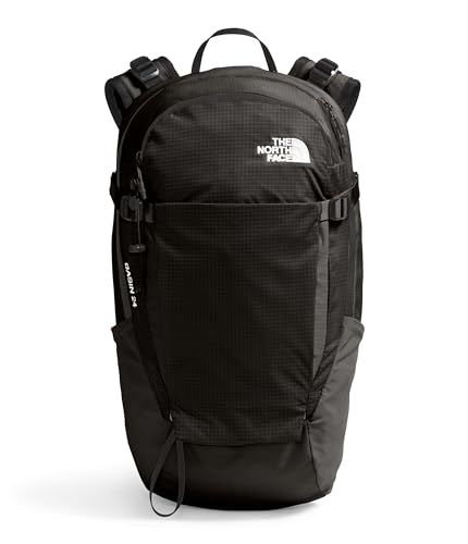 THE NORTH FACE Basin 24 Liter Daypack with Rain Cover - PFAS Free, TNF Black/TNF Black-NPF, One Size