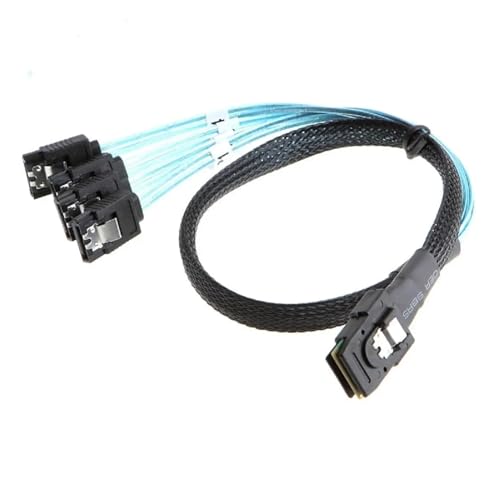 Cable divisor S-AS SFF-8087 36 pines a 4 SATA 7 pines 1m