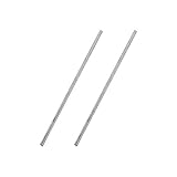 uxcell 3mm x 150mm 304 Stainless Steel Solid Round Rod for DIY Craft - 2pcs