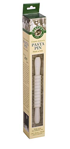Fante's Pasta Pin, Beechwood, Made in Italy,12-Inch, The Italian Market Original Since 1906
