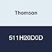 Thomson 511H20D0D Profile Carriage, Narrow Long High Grade Linear Carriage, Ball Type, Clearance Preload, Low Drag Seals, Duralloy Thin Dense Chrome, Size 20, 44mm Width, 25-1/2mm Height, 87 1/2mm Length