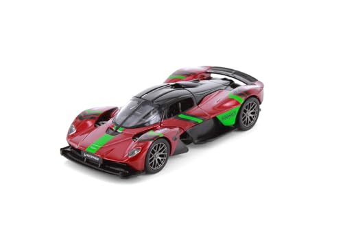 Modelo a escala 1:36 Aston Martin Valkyrie Rojo