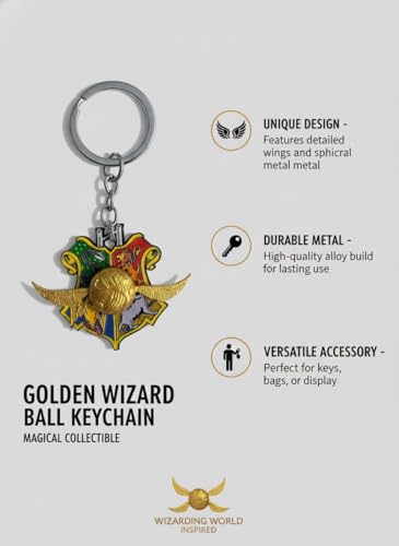 Image of Fashion fusion Harry Potter Rotating Metal Keychain for Car & Bike | Metallic Rotating Unique Keychain Keyring for Gifting