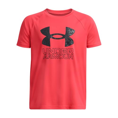 Image of Under Armour Boys' Tech Hybrid Printed Fill Short-Sleeve T-Shirt