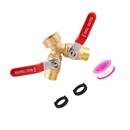 Vannes de séparation en Y en laiton durable avec filetage de 1,9 cm