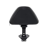 Cnamid5 1 Pc Synthetic leather+Built-in sponge+Metal Pad Kit Sissy Bars Front Driver Rider Backrest Black For Honda Goldwing GL1800 18-2025