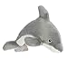 Aurora® Responsibly Made Eco Nation™ Eco Softies™ Dolphin Stuffed Animal - Ideal for Playtime Adventures - Perfect for Birthdays or Just Because - Grey 9 Inches