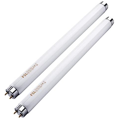 Kensizer 2-Pack 13'' Bug Zapper Light Tubes Replacement 10W Each for 20W Electronic Bug Zapper T8 Lamp Bulbs for Indoor Outdoor Cover