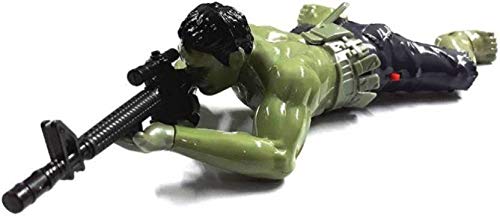 Green Hulk, Crawls with Gun, with Real Shooting Sound and Light (Green)