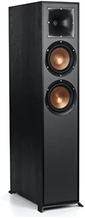 Klipsch R-52C Center Channel Speaker - Black (Renewed), Dual 5.25" Woofers, Tractrix Horn, 400W Power