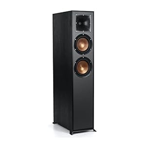 Klipsch R-625FA Powerful Detailed Floorstanding Single Home Speaker Black