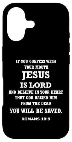  With Your Mouth That Jesus is Lord Romans 10 9 X}zP[X iPhone 17 p